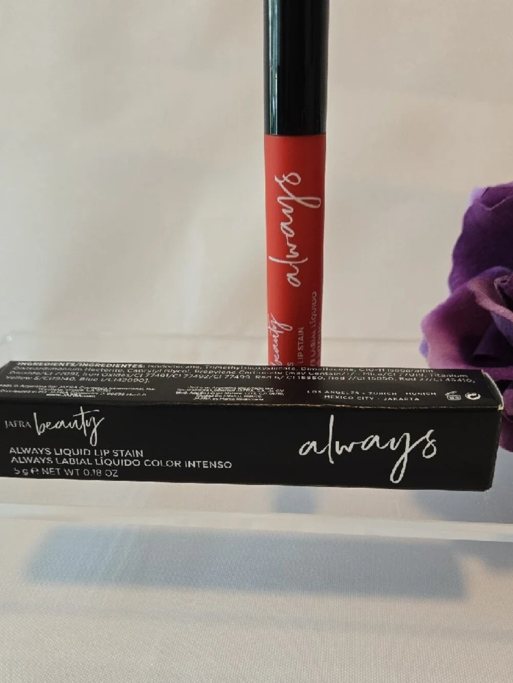 JAFRA Always Liquid Lip Stain – Always Curious – Long‑Lasting Matte – NWT